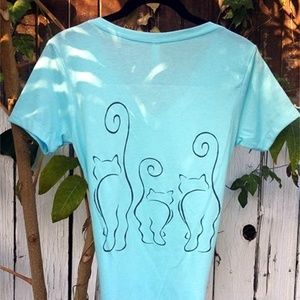 HOLIDAY CLOSEOUT! CATS SILHOUETTES Tiffany Blue V